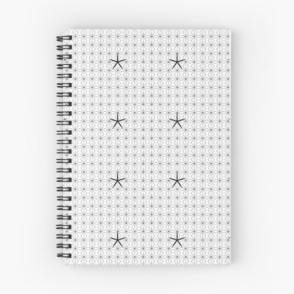 Item preview, Starburst Contrast in Hex Grid designed and sold by black-jellyfish.