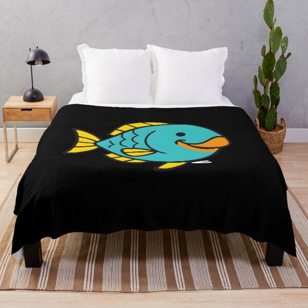 Item preview, Minimalist Happy Parrot Fish – Modern Cute Line Art designed and sold by JaroPrints.