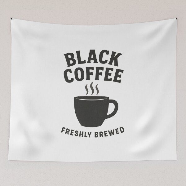 Item preview, Vintage Coffee Black Coffee Addict Vintage Text Design designed and sold by Uglyandcute.