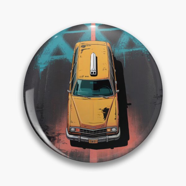 Item preview, Overhead View Classic Yellow Taxi designed and sold by ShadowAndSlate.