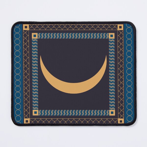 Item preview, Crescent Moon of Sin - Carbon & Indigo Pattern designed and sold by CaffeineCraftedCreations.