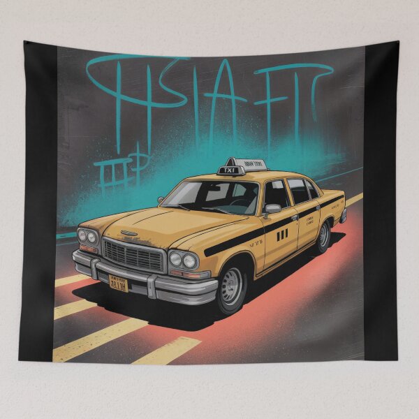 Item preview, Classic Yellow NYC Taxi designed and sold by ShadowAndSlate.