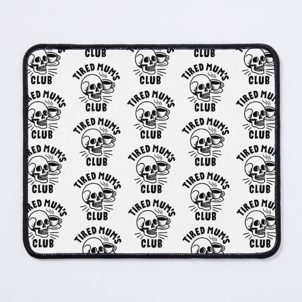 Item preview, Tired Mums Club – Skull & Coffee Design designed and sold by Splendid Scibbles.