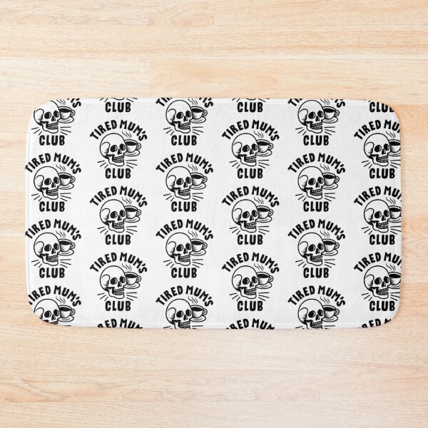 Item preview, Tired Mums Club – Skull & Coffee Design designed and sold by Splendid Scibbles.