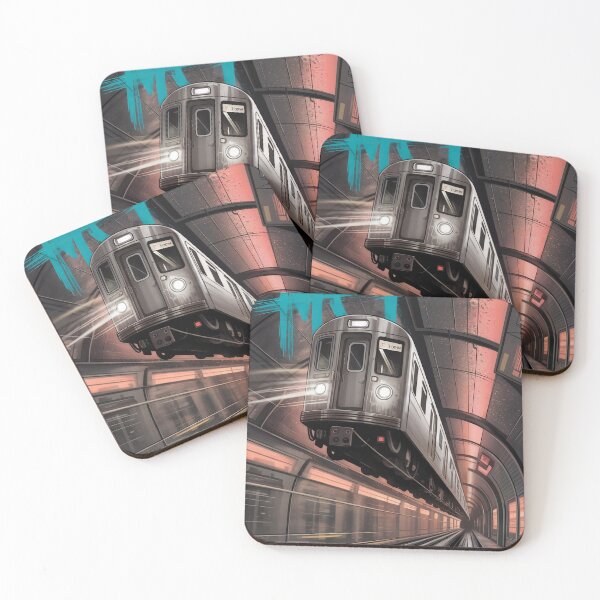 Item preview, Surreal Urban Subway Rush designed and sold by ShadowAndSlate.