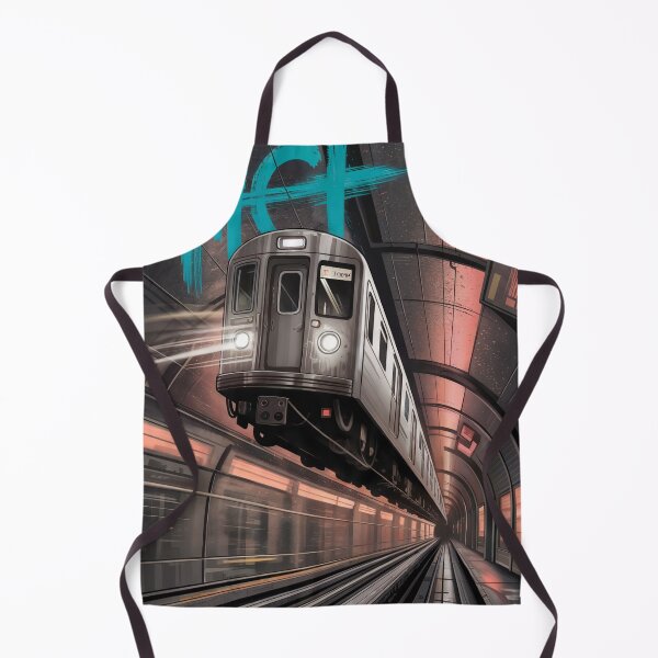 Item preview, Surreal Urban Subway Rush designed and sold by ShadowAndSlate.