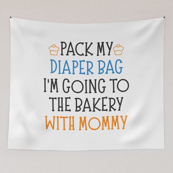 Item preview, Baker Mom Funny Baking Baby Saying designed and sold by CuteLovelyDesigns.