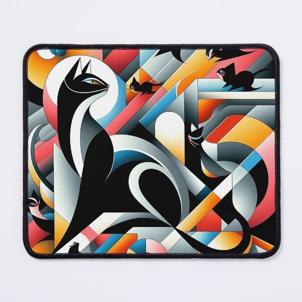 Item preview, Geometric Feline Symphony designed and sold by DreamMandalas.