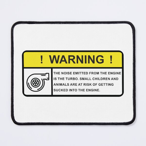 Item preview, Turbo Warning designed and sold by the-craft-shop.