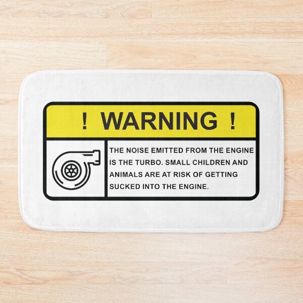 Item preview, Turbo Warning designed and sold by the-craft-shop.