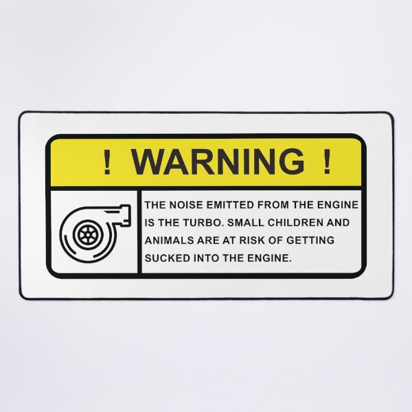 Item preview, Turbo Warning designed and sold by the-craft-shop.
