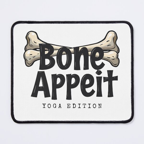 Item preview, Bone Appétit – Skeleton Yoga with Spooky Humor designed and sold by myConceptArt.