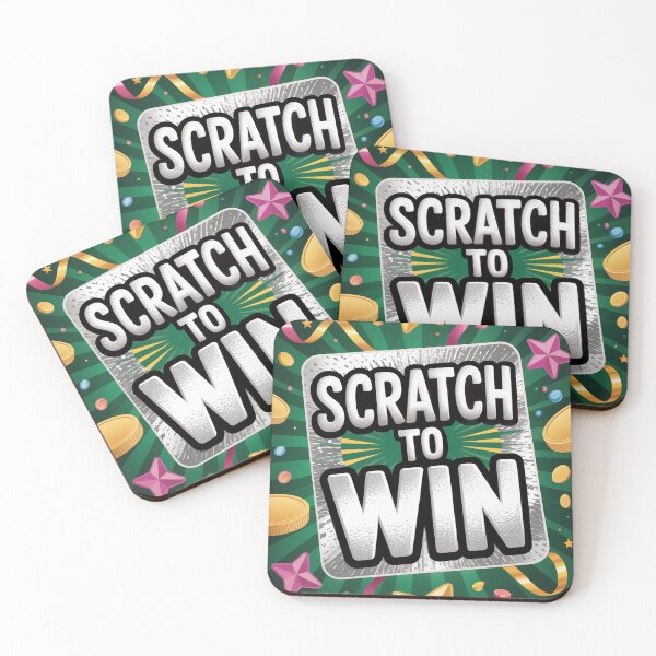 Item preview, Scratch to Win Lucky Stars designed and sold by ShadowAndSlate.