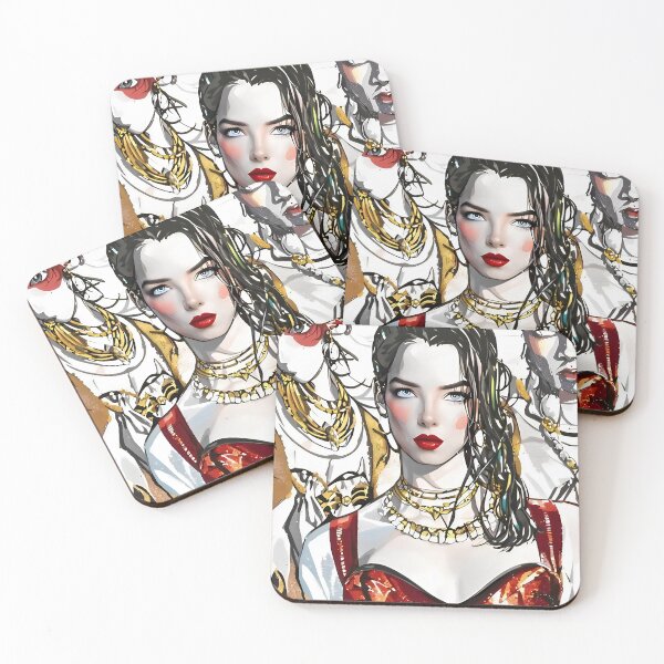 Item preview, Fierce Gaze: Modern Comic Art Portrait designed and sold by Ic0nicBeauty.