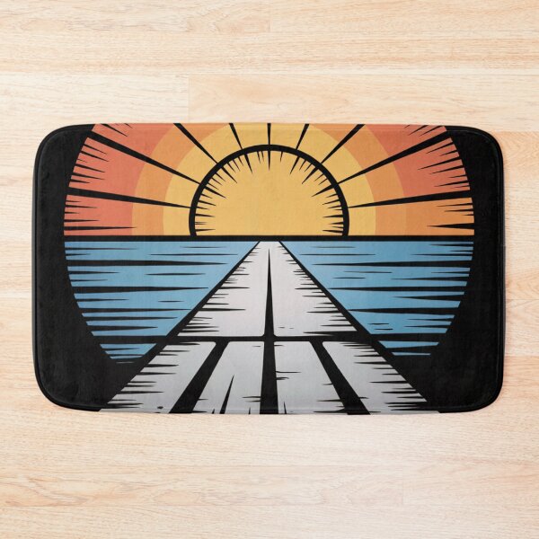 Item preview, Endless Beginnings Retro Sunset Road designed and sold by ShadowAndSlate.