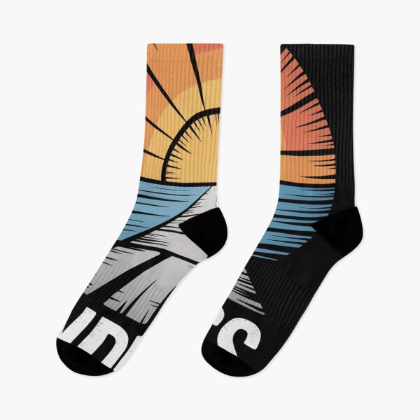 Item preview, Endless Beginnings Retro Sunset Road designed and sold by ShadowAndSlate.