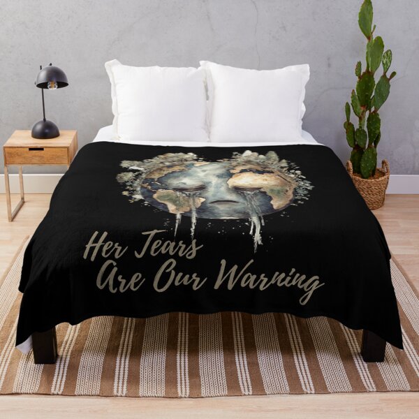 Item preview, Her Tears Are Our Warning – Watercolor Earth Design designed and sold by Ela-graphicwiz.