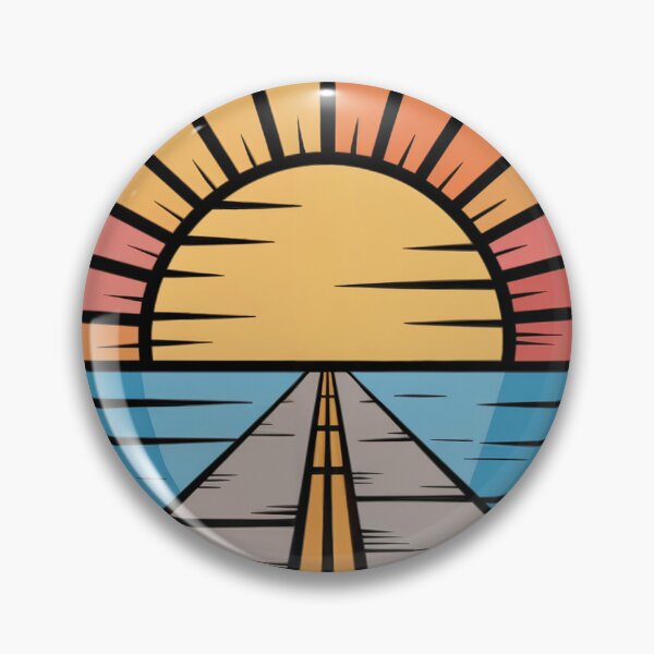 Item preview, Open to Life Lessons Retro Road designed and sold by ShadowAndSlate.