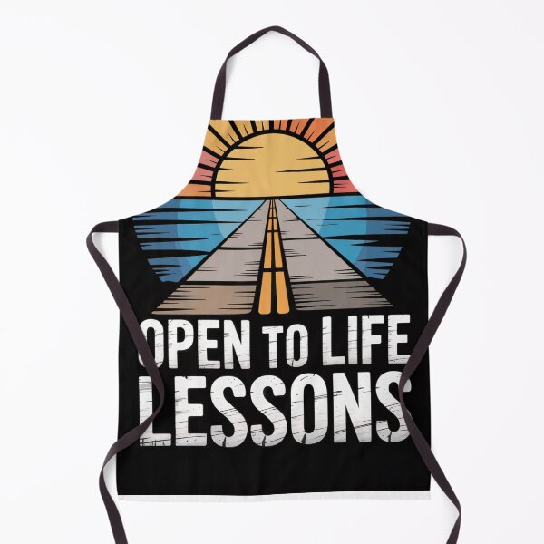 Item preview, Open to Life Lessons Retro Road designed and sold by ShadowAndSlate.