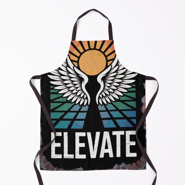 Artikelvorschau, Elevate Angel Wings Retro Sonnenuntergang entworfen und verkauft von ShadowAndSlate.
