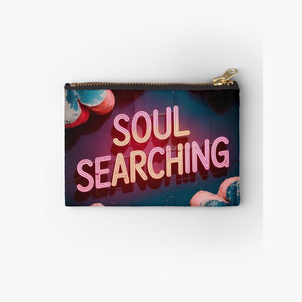 Item preview, Soul Searching Neon Wall Art designed and sold by ShadowAndSlate.
