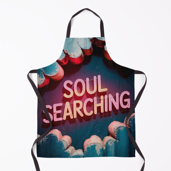 Item preview, Soul Searching Neon Wall Art designed and sold by ShadowAndSlate.