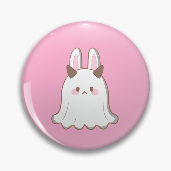 Item preview, Kawaii spooky ghost designed and sold by Lonelypeach.