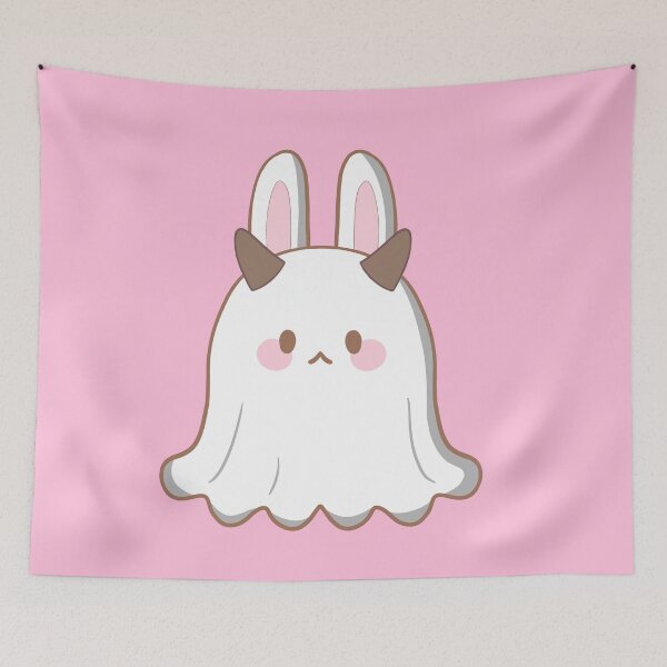 Item preview, Kawaii spooky ghost designed and sold by Lonelypeach.