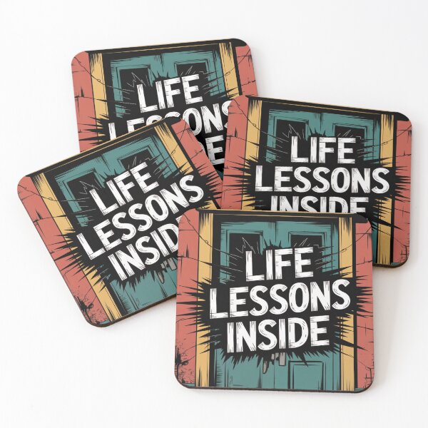 Item preview, Life Lessons Inside Wisdom Door designed and sold by ShadowAndSlate.