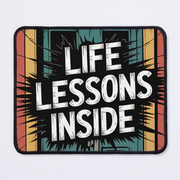 Item preview, Life Lessons Inside Wisdom Door designed and sold by ShadowAndSlate.