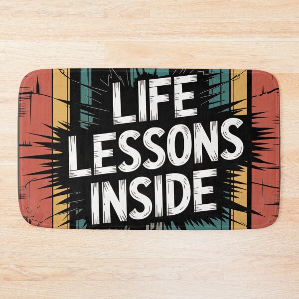 Item preview, Life Lessons Inside Wisdom Door designed and sold by ShadowAndSlate.