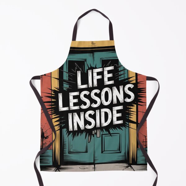Item preview, Life Lessons Inside Wisdom Door designed and sold by ShadowAndSlate.