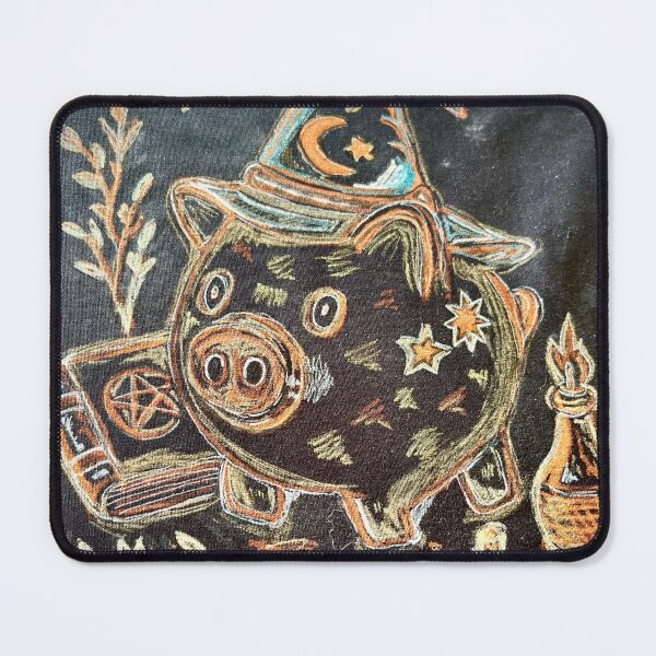Item preview, Magic pig in the potion forest designed and sold by elisabethtem.