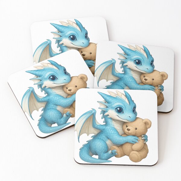 Item preview, Cuddly Blue Dragon designed and sold by Hatchling Hollow.