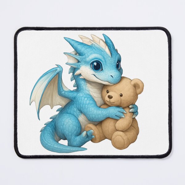 Item preview, Cuddly Blue Dragon designed and sold by Hatchling Hollow.