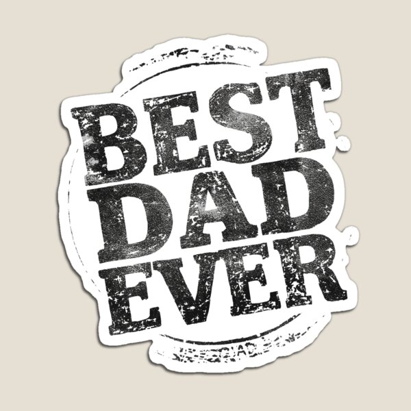 Item preview, Best Dad Ever – Grunge Stamp Style designed and sold by Sunscape-Art.