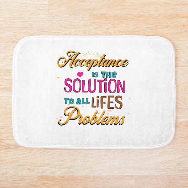 Item preview, "La aceptación es la solución" Cita inspiradora designed and sold by Building60media.