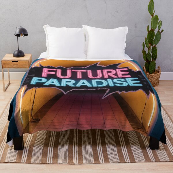 Item preview, Future Paradise Neon Tunnel designed and sold by ShadowAndSlate.