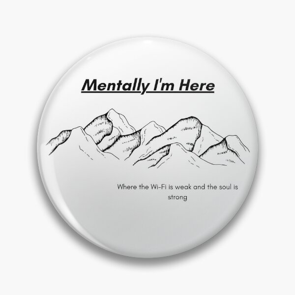 Item preview, Mentally Here, WiFi Weak Soul Strong designed and sold by snurx.