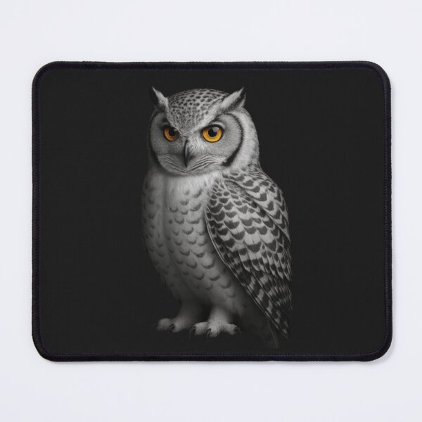 Item preview, Mystic Owl Stare – Captivating Nocturnal Beauty in Detail designed and sold by MugLifeCo.