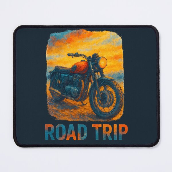 Item preview, Sunset Motorbike Roadtrip Travel designed and sold by Shoot-The-Moon.