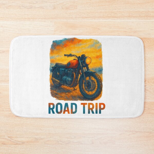 Item preview, Sunset Motorbike Roadtrip Travel designed and sold by Shoot-The-Moon.