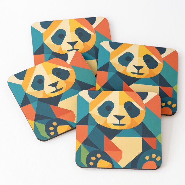 Item preview, Polygonal Panda – Vibrant Geometric Animal Art designed and sold by MugLifeCo.