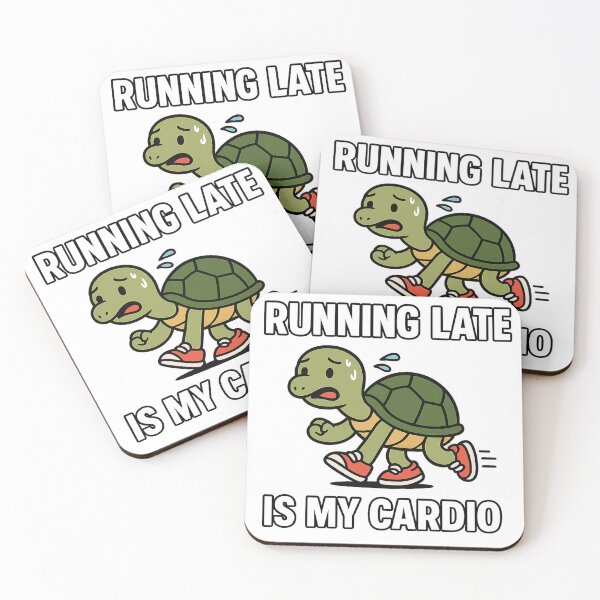 Item preview, Tortuga Runner - Late Is My Cardio designed and sold by DarkTonight.