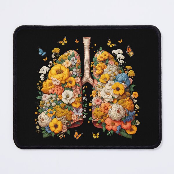 Item preview, Floral Lungs with Butterflies designed and sold by Belarte.shop.
