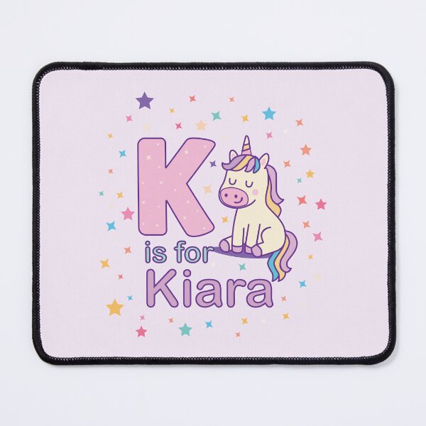 Item preview, K is for Kiara – Cute Unicorn Alphabet Poster for Kids Room designed and sold by FilizDesigner.