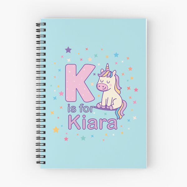 Item preview, K is for Kiara – Cute Unicorn Alphabet Poster for Kids Room designed and sold by FilizDesigner.