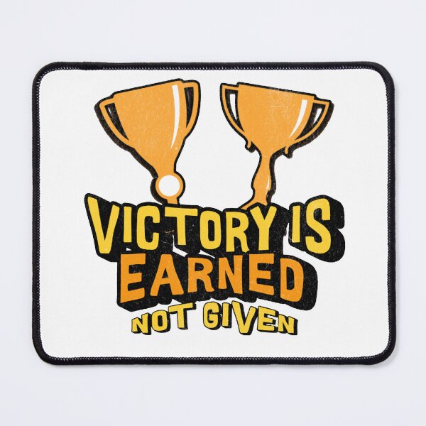 Item preview, Victory is Earned Not Given designed and sold by Charcoalart.