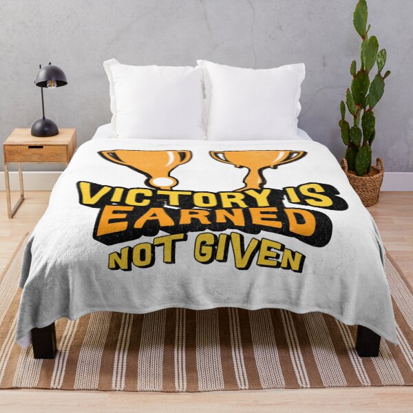Item preview, Victory is Earned Not Given designed and sold by Charcoalart.