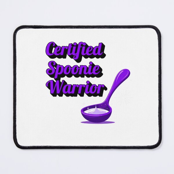 Item preview, Certified Spoonie Warrior | Chronic Illness Support Sticker designed and sold by The Sticker Cove.